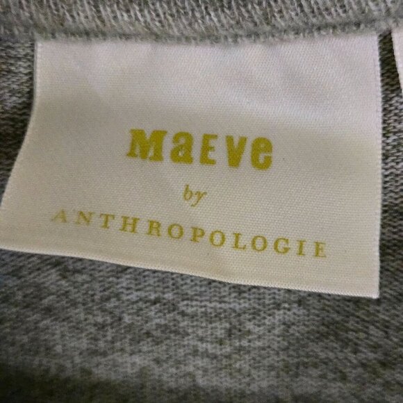 Maeve By Anthropologie Oversized Cowl Neck Bishop Sleeve Tunic Sweater Size M - Picture 7 of 9